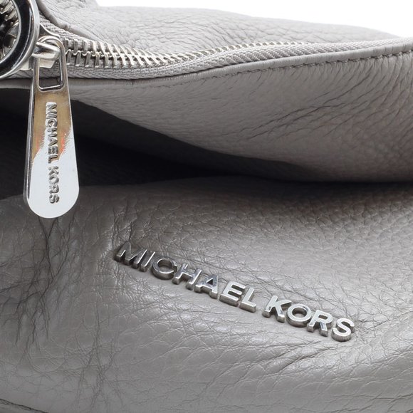 Michael Kors Chandler Large Convertible Leather Shoulder Bag in Pearl Gray - Picture 9 of 9